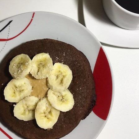 Panqueque de Banana y Cacao